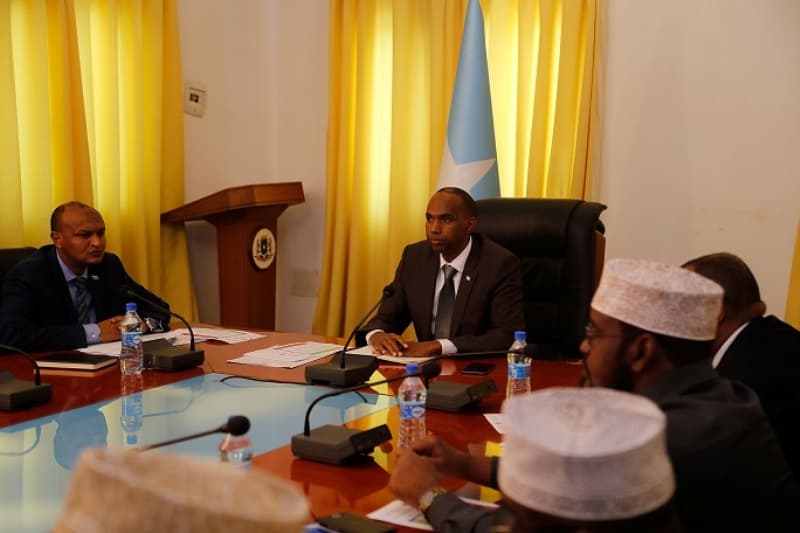 Ra’iisul wasaare kheyre oo shir guddoomiyey Fadhi ka mid ah Shirka Amniga Qaranka
