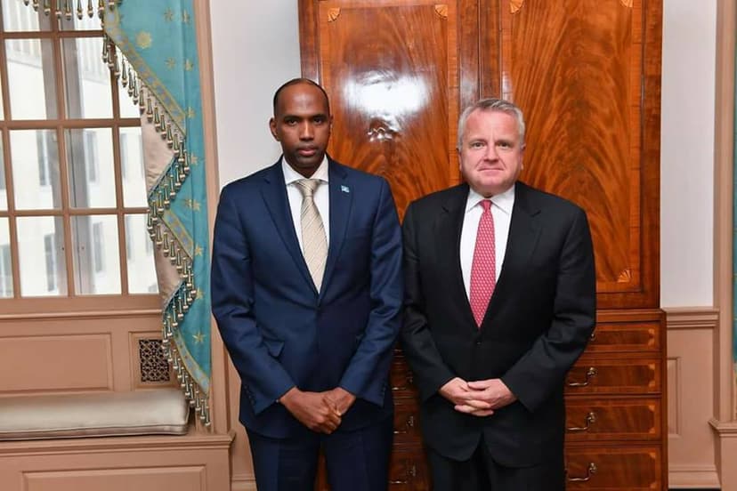 Kulamadii Raisul Wasaare Khayre kula qaatay Washington Madax ka tirsan dowlada Maraykanka & Heyaddo caalami ah