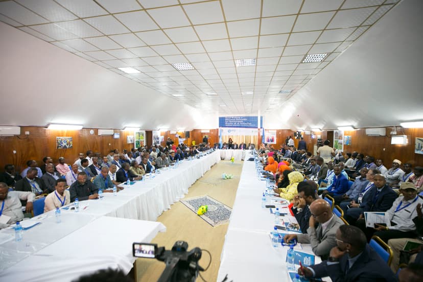 PM Khaire Launches two days Public-Private Discussions (PPD) Forum in Mogadishu