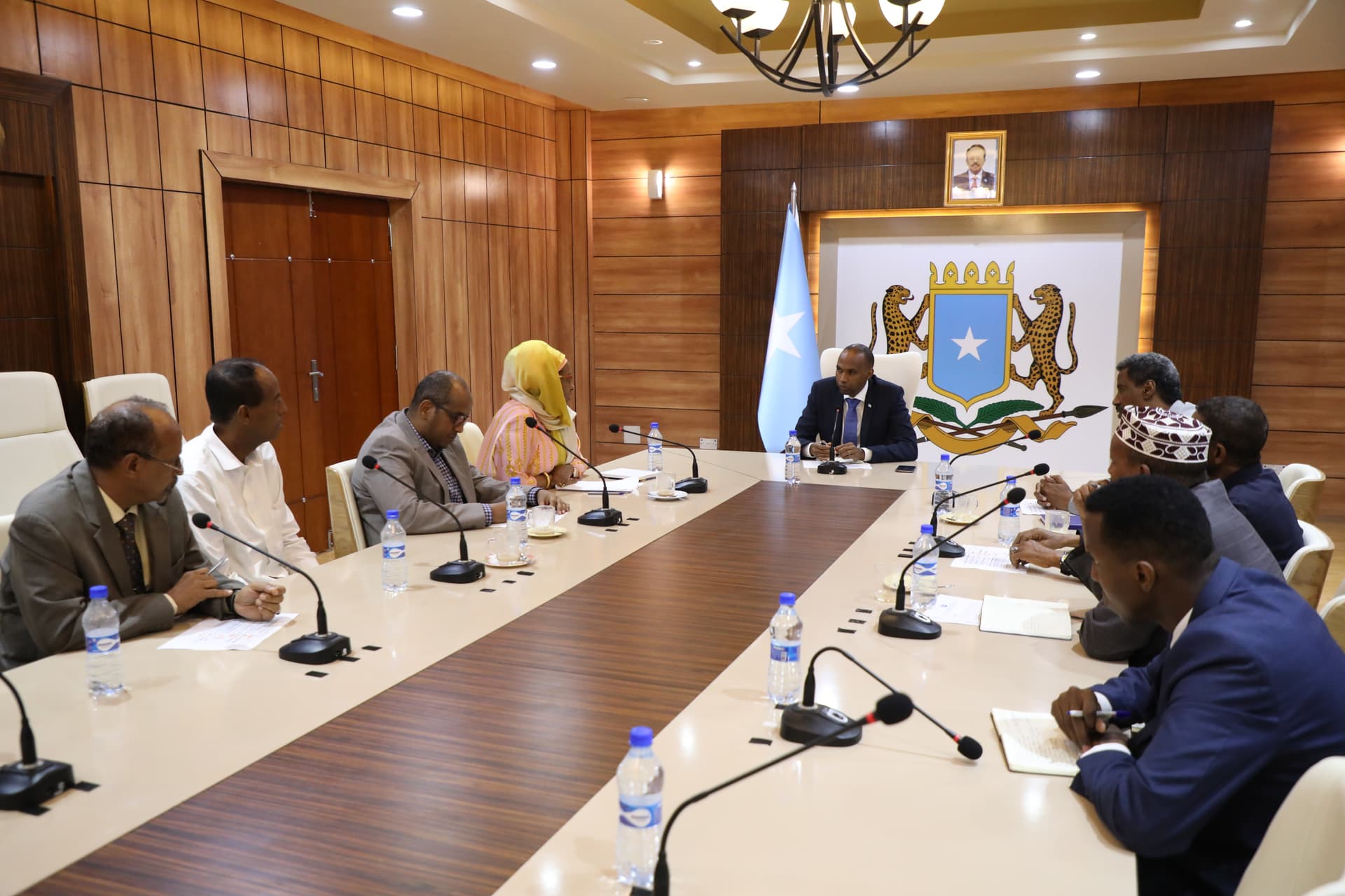 Ra’iisul Wasaare Khayre Oo Kulan La Qaatay Guddiga Madaxa Bannaan Ee Doorashooyinka Qaranka