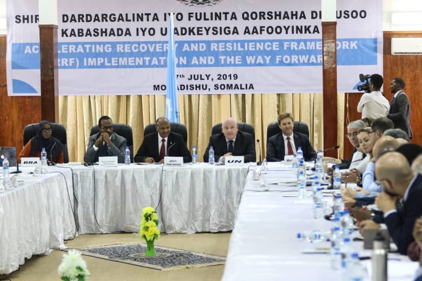 Ra’iisul Wasaare ku-xigeenka Dalka Oo Furay Shirka Dardar-gelinta Iyo Fulinta Qorshaha Dib-u-soo kabashada Iyo u Adkaysiga Aafooyinka