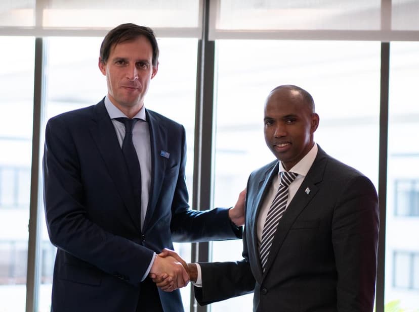 Ra’iisul Wasaare Khayre Iyo Wasiirka Maaliyadda Netherland Oo Kulan Ku Yeeshay Washington