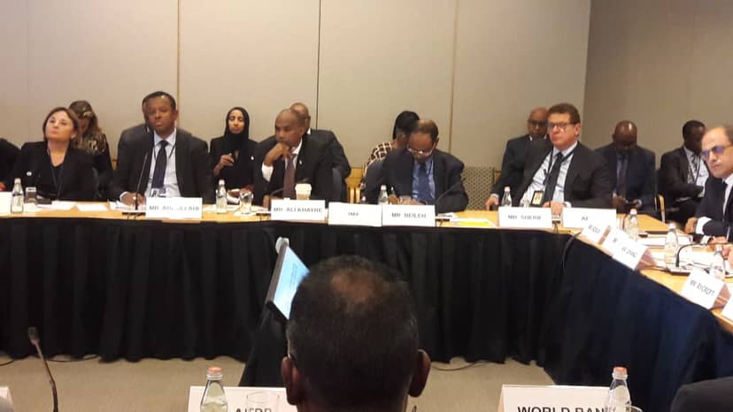 Ra’iisul Wasaare Khayre Oo Washington Uga Qeyb Galay Shirka Heerkiisu Sarreeyo Ee IMF Iyo Bangiga Adduunka Oo Looga Hadlay Arrimaha Soomaaliya