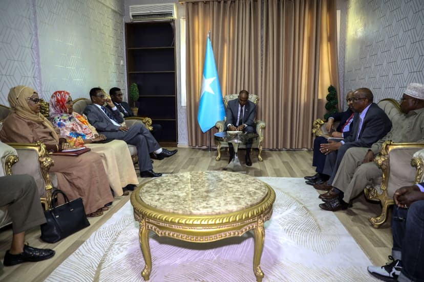 Ra’iisul Wasaare Khayre Oo Guddiga Gurmarka Fatahaadaha Faray Karaarinta Dadaallada Lagu Badbaadinayo Bulshada Daadadku Saameeyeen