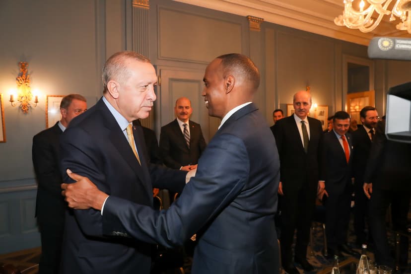 Ra’iisul Wasaare Xasan Cali Khayre iyo Madaxweyne Erdoğan Oo Geneva Ku Kulmay
