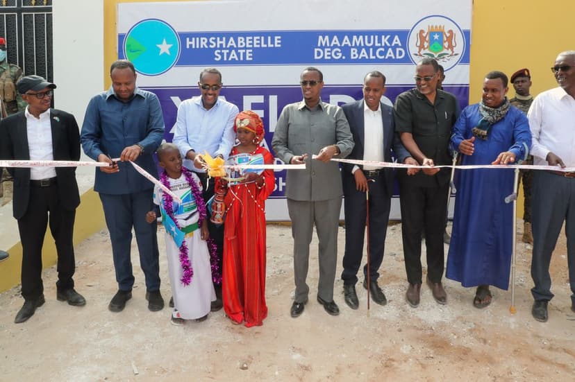 Ra’iisul Wasaare Rooble oo xariga ka jaray Dugsiga Beeraha oo laga hirgeliyey degmada Balcad