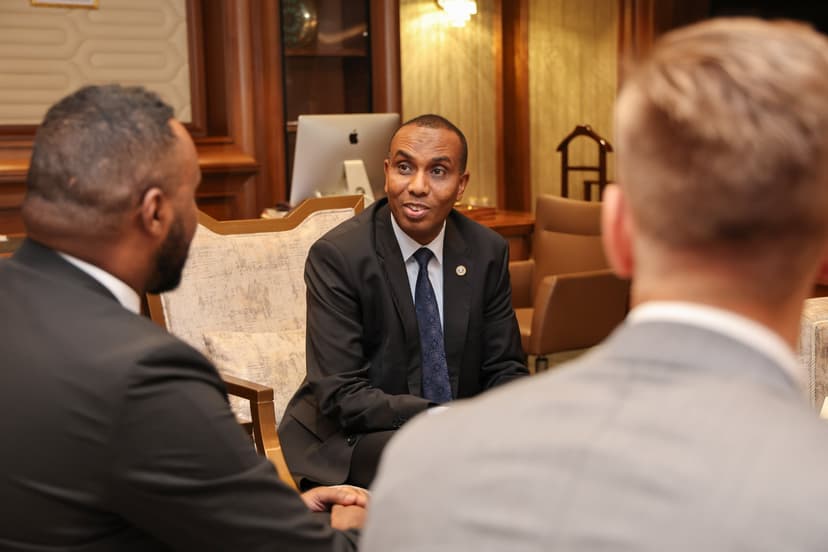 Ra’iisul Wasaare Xamse oo la kulmay Ergayga cusub ee Finland u qaabilsan nabaddeynta Geeska Afrika