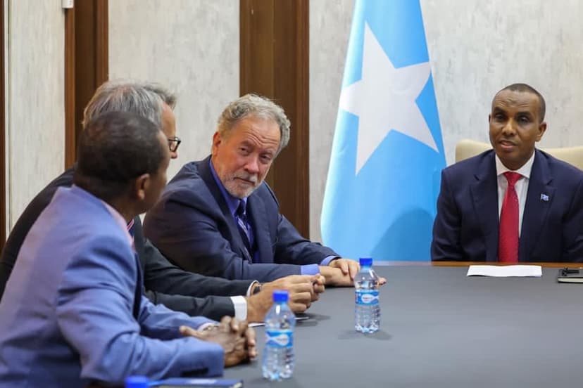 Ra’iisul Wasaare Xamse oo xafiiskiisa ku qaabilay Agaasimaha Guud ee Barnaamijka Cuntada Adduunka