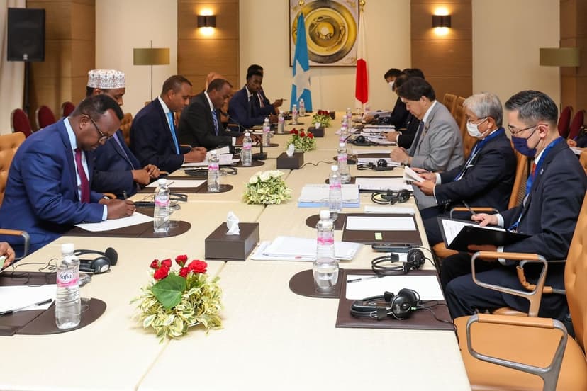 Ra’iisul Wasaare Xamse iyo Wasiirka Arrimaha Dibedda ee Japan oo ka wada hadlay xoojinta xiriirka labada dal