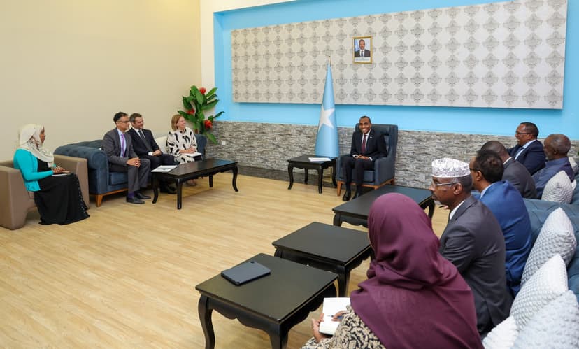 Ra’iisul Wasaare Xamse oo la kulmay Maamulaha Bangiga Adduunka ee Soomaaliya
