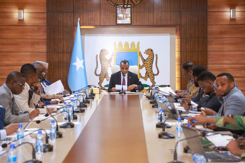 Prime Minister Barre chairs crucial security meeting amid everlasting arms embargo