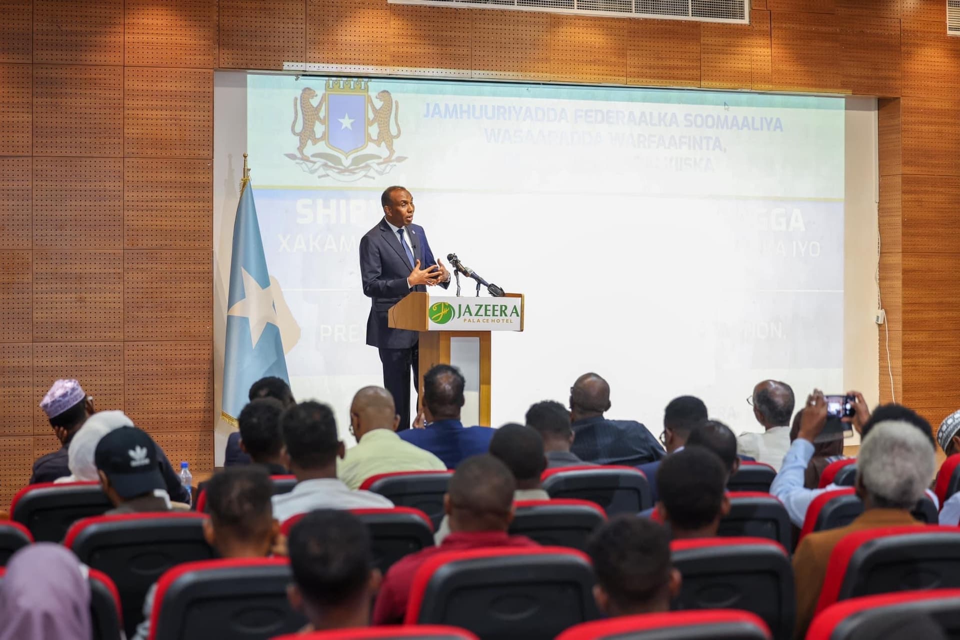 RA’IISUL WASAARE XAMSA “XUKUUMADDA DANQARAN WAXAA KA GO’AN IN AY KA HORTAGTOWARARKA BEEN ABUURKA AH LA XIRIIRA AMNIGA QARANKA IYO SUMCAD DILKA BULSHADA”