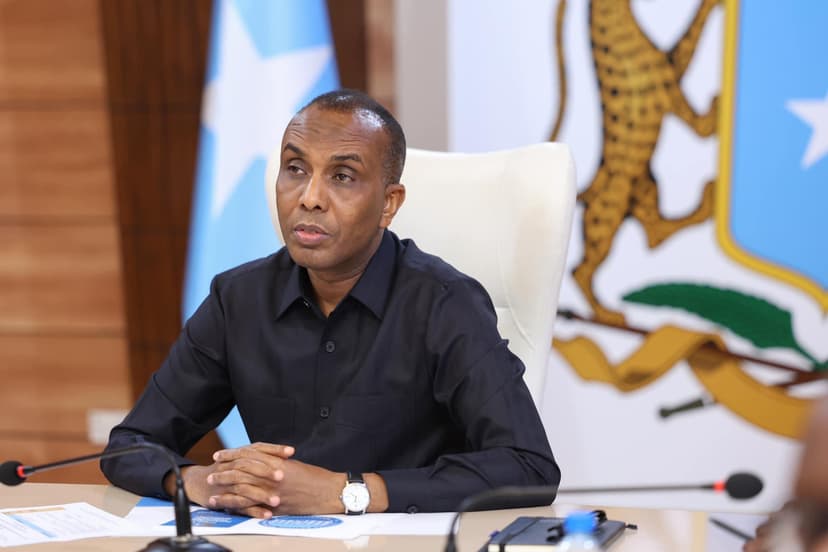 Ra’iisul Wasaare Xamsa ayaa guddoomiyey shirka guddi hoosaadka Tiirka Saamaali Heshiis ah