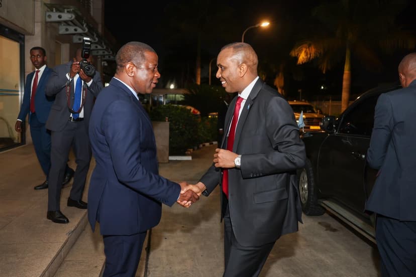 Ra’iisul Wasaare Xamsa iyo wafdigiisa oo gaaray magaalada Daarusalaam