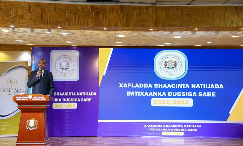 Ra’iisul Wasaarahe Xamsa” dal horumar ma gaari karo, haddii uusan kor u qaadin aqoonta dadkiisa”