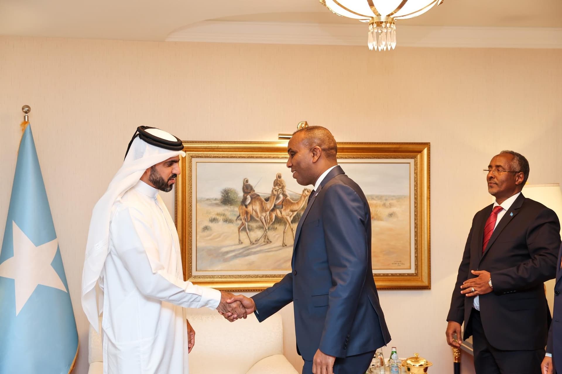 Ra’iisul Wasaare Xamsa ayaa kulan la qaatay Agaasimaha Guud ee Sanduuqa Horumarinta Qatar