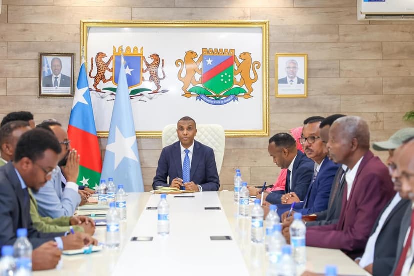 Ra’iisul Wasaare Xamsa oo Baydhabo ku guddoomiyey Shirka Golaha Wasiirrada Koonfur Galbeed
