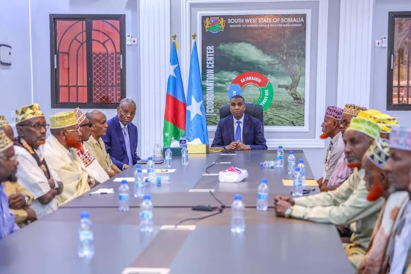 Ra’iisul Wasaare Xamsa oo kala hadlay Odayaasha Dhaqanka Koonfur Galbeed adkeynta midnimada iyo Wadajirka bulshada.