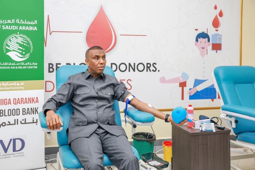 Ra’iisul Wasaaraha oo daahfuray howlgelinta xarunta Bangiga Dhiigga Qaranka