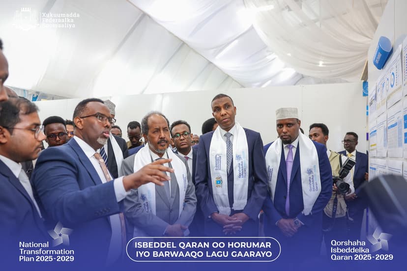 Xukuumadda DanQaran ayaa maanta soo bandhigtay Qoraalka Qorshaha Isbeddelka Qaranka (NTP) 2025-2029