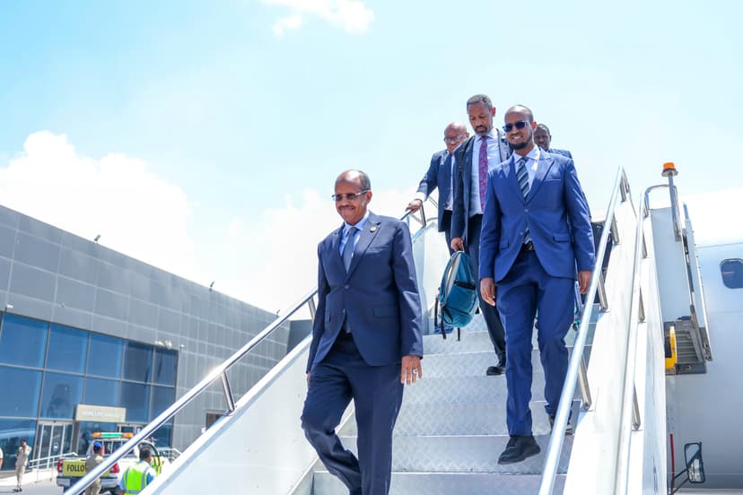 Ra’iisul wasaare ku xigeenka XFS oo soo dhaweeyey guddoomiyaha Midowga Afrika