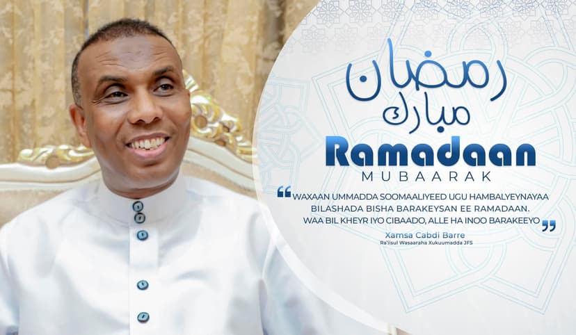 Ra’iisul Wasaare Xamsa oo hambalyo ku aaddan Bisha Ramadaan u diray Shacabka Soomaaliyeed