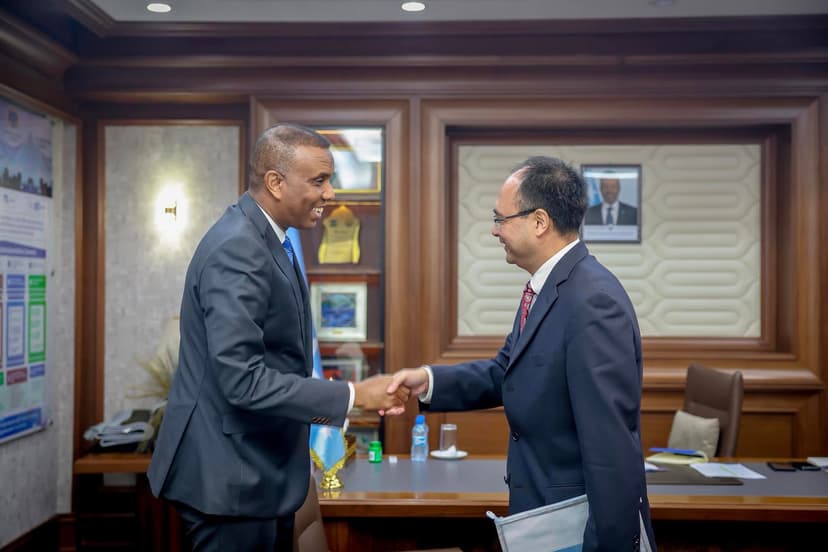 Ra’iisul Wasaare Xamsa oo qaabilay ku-simaha Danjiraha Jamhuuriyadda Shiinaha u fadhiya Soomaaliya