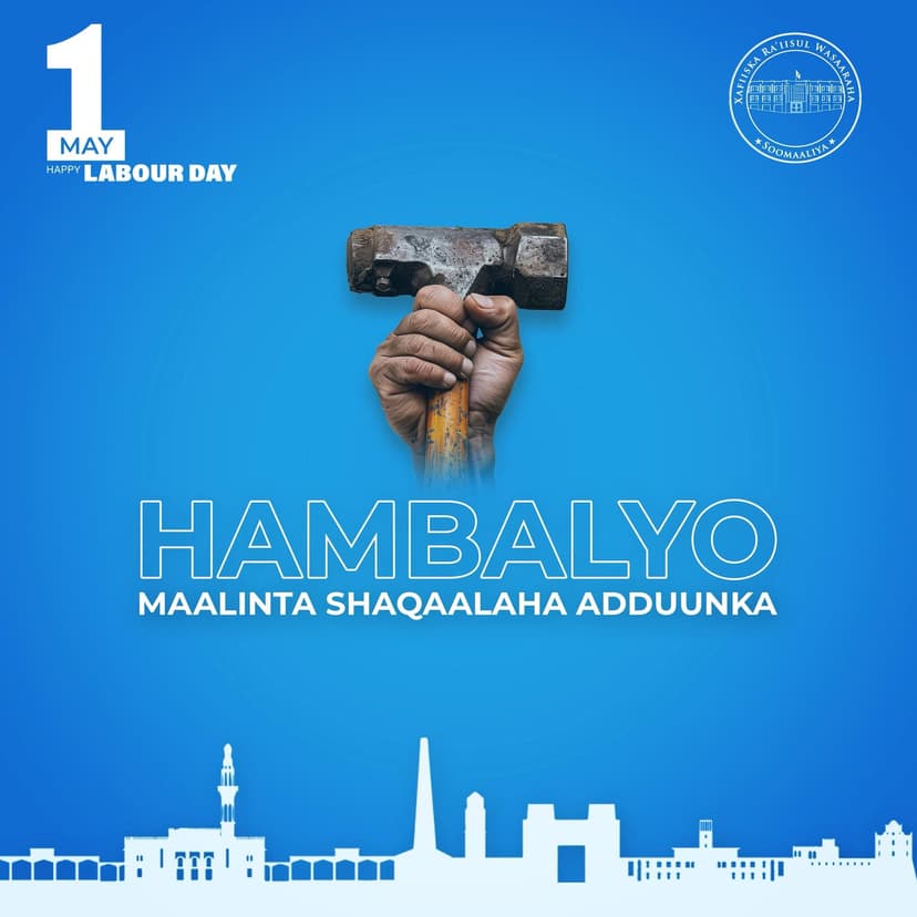 Ra’iisul Wasaare Xamsa,” Shaqaalaha Soomaaliyeed waxa ay halgan ugu jiraan horumarka Qaranka”