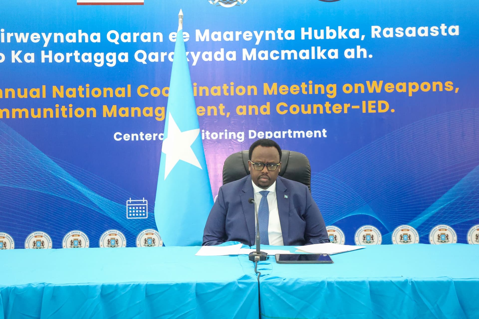 ku simaha Ra’iisul wasaaraha oo soo xiray shirweynaha Qaran ee Maareynta Hubka.