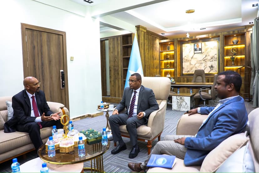 Ra’iisul Wasaare ku xigeenka labaad oo qaabilay Danjiraha Ethiopia
