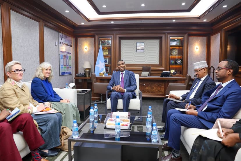 Ra’iisul Wasaaraha oo qaabilay danjiraha cusub ee Midowga Yurub Francesca Di Mauro,