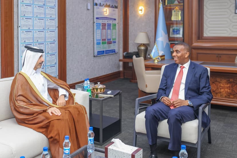Ra’iisul Wasaaraha dalka oo qaabilay Danjiraha dowladda Qatar