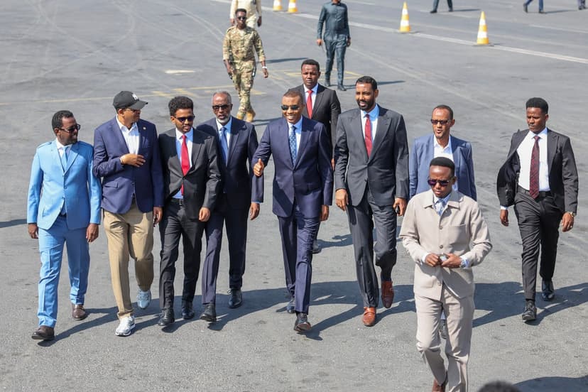 Wafdi uu hoggaaminayo Ra’iisul Wasaaraha dalka  oo u safray dalka Marooko