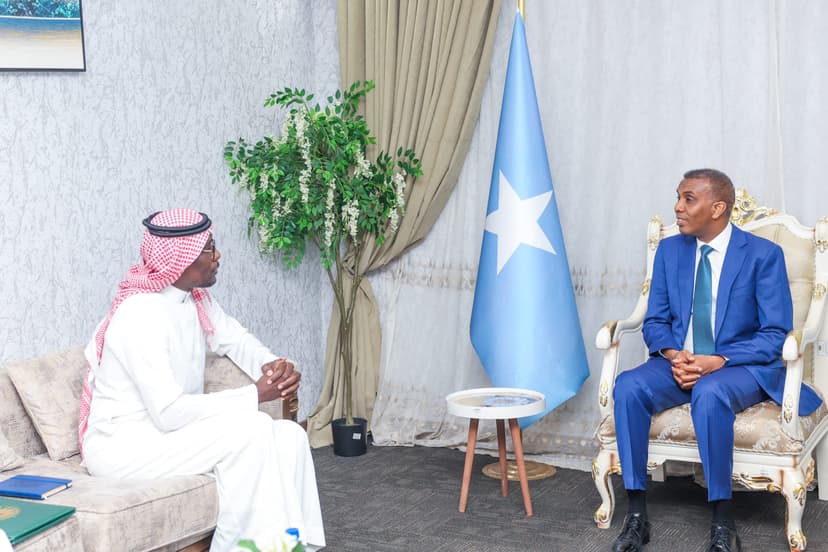 Ra’iisul Wasaare Xamsa oo maanta qaabilay Safiirka Sacuudi Carabiya