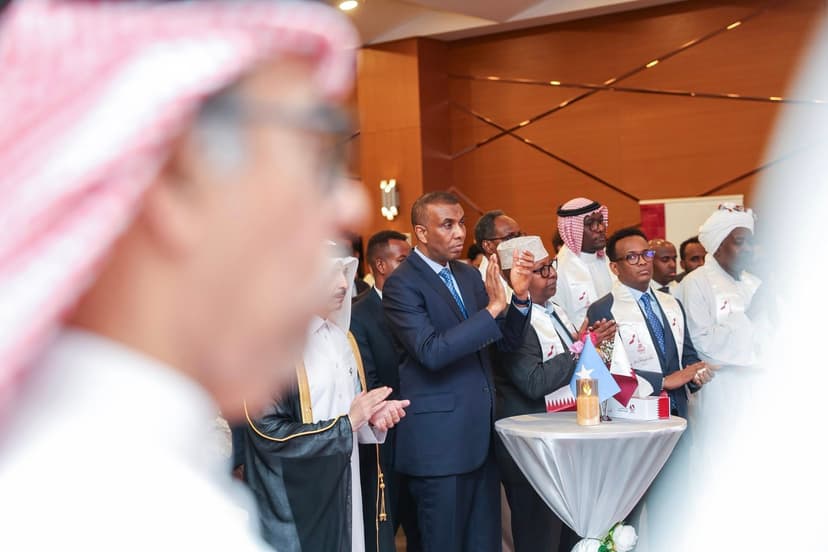 Ra’iisul Wasaare Xamsa oo ka qeyb galay Xuska Maalinta Qaranka Qatar.
