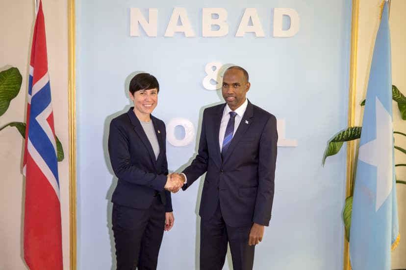 Wasiirka Arrimaha Dibadda Norway Oo Booqasho Ku Timid Muqdisho