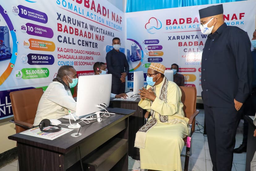 Ra’iisul Wasaare Rooble oo bogaadiyey Howlwadeennada Gargaarka Caafimaad ee la tacaalaya COVID-19