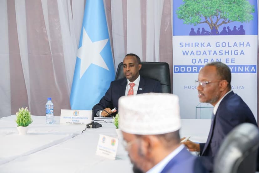 Ra’iisul Wasaare Rooble oo Guddoomiyey Shirka Wadatashiga Qaran ee Doorashooyinka