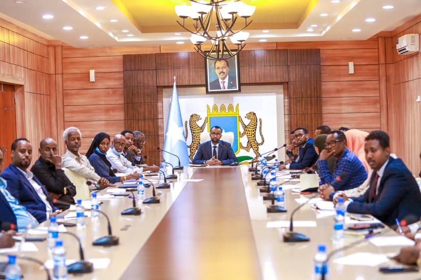 Kulan howleedka Tiirka Arrimaha Bulshada XFS oo ka dhacay Xafiiska Ra’iisul Wasaaraha