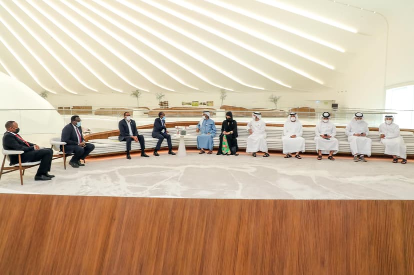 Ra’iisul Wasaaraha Soomaaliya oo la kulmay Madaxweyne ku-xigeenka ahna Ra’iisul Wasaaraha Imaaraadka Carabta