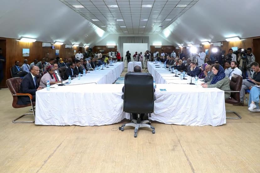 Khubadda Ra’iisul Wasaare Rooble ee Kulanka Beesha Caalamka ee arrimaha Abaaraha