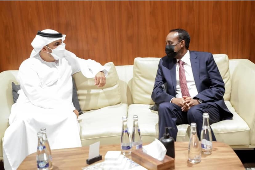 Ra’iisul Wasaare Rooble oo gaaray magaalada Abu Dhabi ee caasimadda Isutagga Imaaraadka Carabta