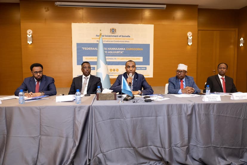 Ra’iisul Wasaare Xamsa Barre Ayaa Furay Shirka Hannaanka Caddaaladda Iyo Asluubta Qaranka