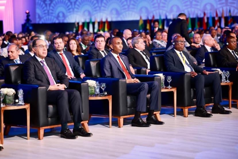 Ra’iisul Wasaare Xamsa ayaa ka qayb galay furitaanka shir madaxeedka bangiga horumarinta Afrika