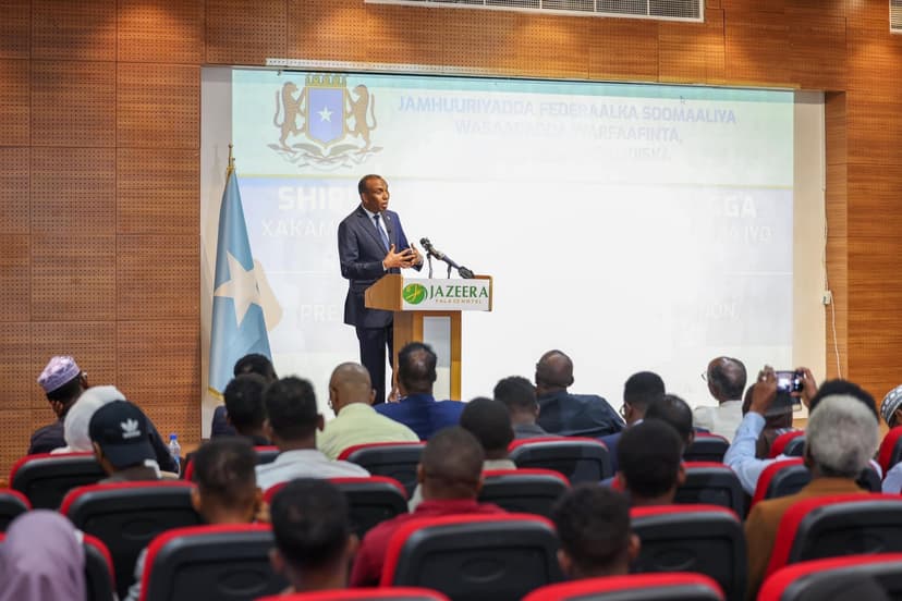 RA’IISUL WASAARE XAMSA “XUKUUMADDA DANQARAN WAXAA KA GO’AN IN AY KA HORTAGTOWARARKA BEEN ABUURKA AH LA XIRIIRA AMNIGA QARANKA IYO SUMCAD DILKA BULSHADA”