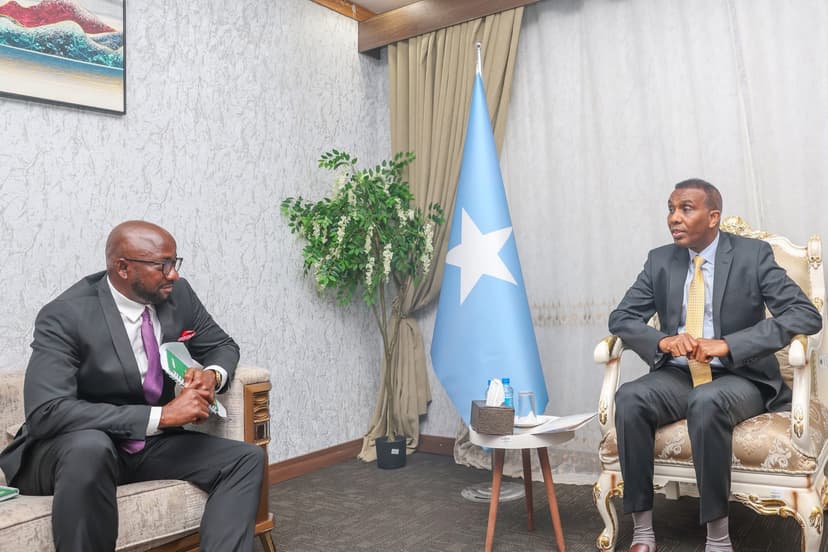 Ra’iisul Wasaare Xamsa oo qaabilay Ku Simaha Wakiilka Gaarka ah ee Midowga Afrika
