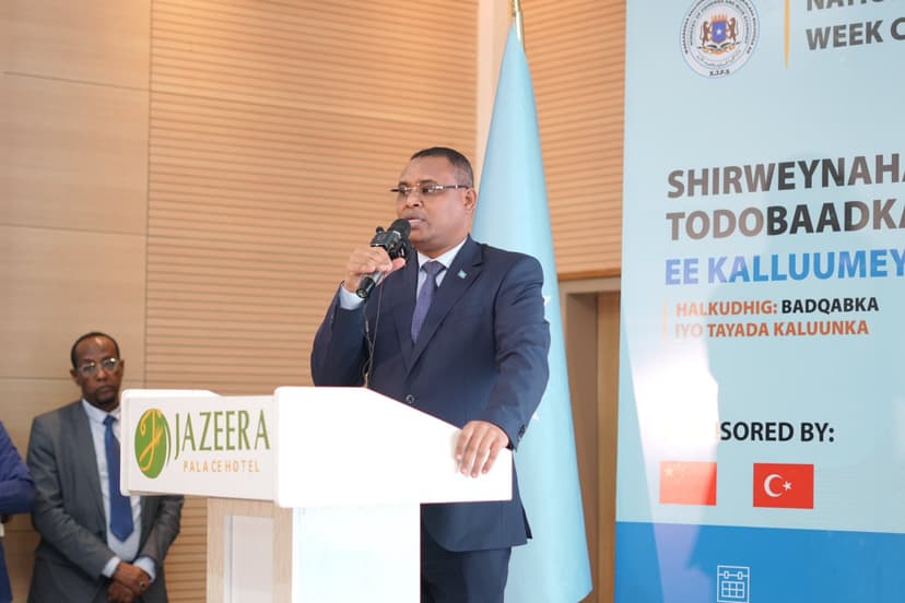 Ra’iisul Wasaare ku xigeenka labaad oo daah-furay shirweynaha Qaran ee toddobaadka Kalluumeysiga.